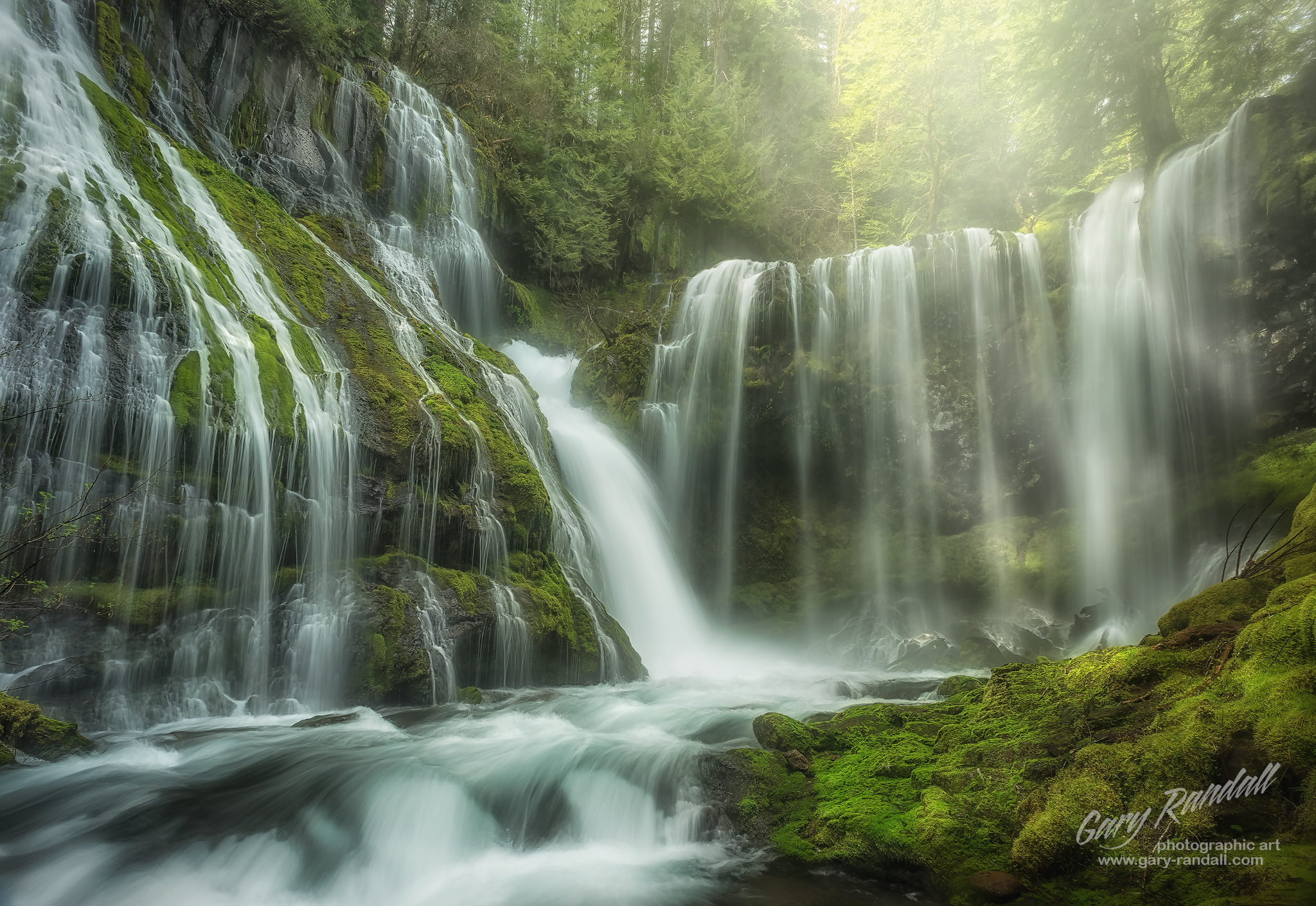 Panther Creek Falls Washington by photographer Gary Randall